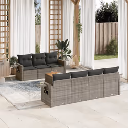 VidaXL 3224471 panca da esterno Malacca, Acciaio, Legno di acacia - Vista aggiuntiva 2
