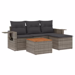 VidaXL 3224534, Grigio scuro, Malacca, Acciaio, Legno di acacia, 110 kg, Adulti e bambini, 550 mm, 550 mm