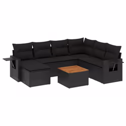 VidaXL 3224676, Nero, Malacca, Acciaio, Legno di acacia, 110 kg, Adulti e bambini, 550 mm, 550 mm