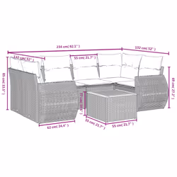 VidaXL 3224905 set mobili da esterno - Vista aggiuntiva 8