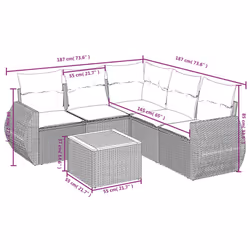 VidaXL 3225002 set mobili da esterno - Vista aggiuntiva 8