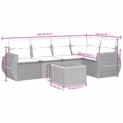 VidaXL 3225006 set mobili da esterno - Vista aggiuntiva 8