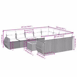 VidaXL 3225180 set mobili da esterno
