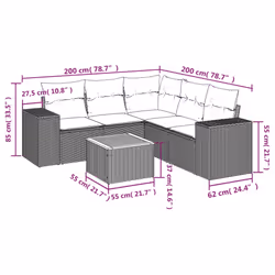 VidaXL 3225451 set mobili da esterno