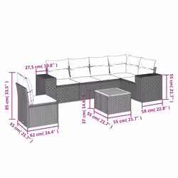 VidaXL 3225468 set mobili da esterno - Vista aggiuntiva 3