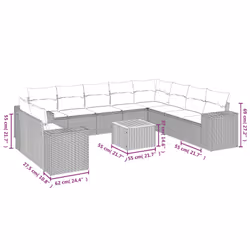VidaXL 3225516 set mobili da esterno