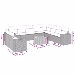 VidaXL 3225517 set mobili da esterno