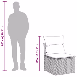 VidaXL 3225604 set mobili da esterno - Vista aggiuntiva 8
