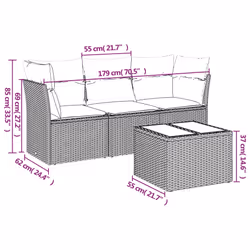 VidaXL 3249062 set mobili da esterno - Vista aggiuntiva 3
