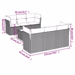 VidaXL 3249109 set mobili da esterno