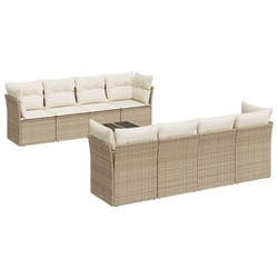 VidaXL 3249147 set mobili da esterno Crema, Bianco