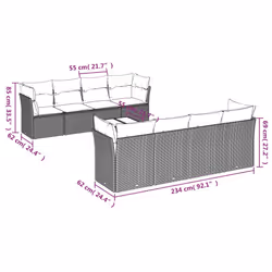 VidaXL 3249159 set mobili da esterno - Vista aggiuntiva 3