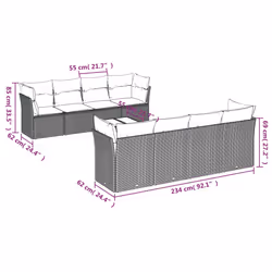 VidaXL 3249162 set mobili da esterno - Vista aggiuntiva 3