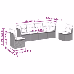 VidaXL 3249205 set mobili da esterno