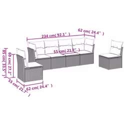 VidaXL 3249218 set mobili da esterno