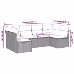 VidaXL 3249225 set mobili da esterno