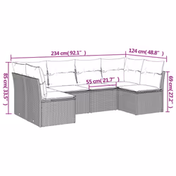 VidaXL 3249227 set mobili da esterno