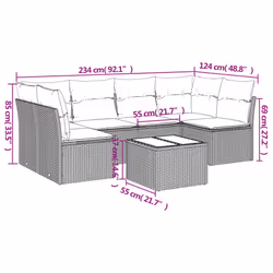 VidaXL 3249228 set mobili da esterno - Vista aggiuntiva 3