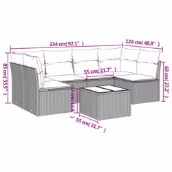 VidaXL 3249239 set mobili da esterno