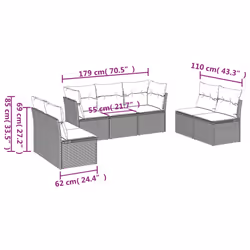 VidaXL 3249244 set mobili da esterno