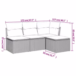VidaXL 3249337 set mobili da esterno
