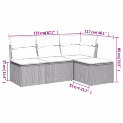 VidaXL 3249338 set mobili da esterno