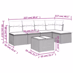 VidaXL 3249359 set mobili da esterno - Vista aggiuntiva 3