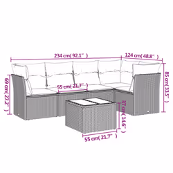 VidaXL 3249434 set mobili da esterno - Vista aggiuntiva 3
