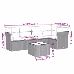 VidaXL 3249447 set mobili da esterno