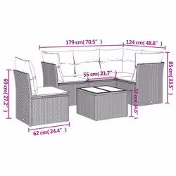 VidaXL 3249484 set mobili da esterno