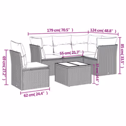 VidaXL 3249485 set mobili da esterno