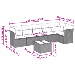 VidaXL 3249508 set mobili da esterno