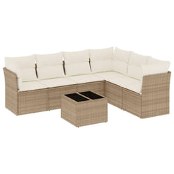VidaXL 3249527 set mobili da esterno Crema, Bianco