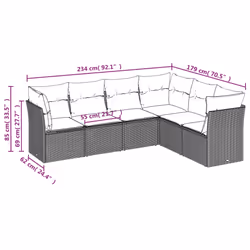VidaXL 3249529 set mobili da esterno