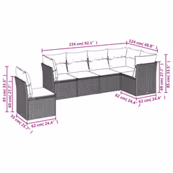 VidaXL 3249539 set mobili da esterno