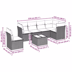 VidaXL 3249551 set mobili da esterno