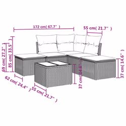 VidaXL 3249564 set mobili da esterno - Vista aggiuntiva 3