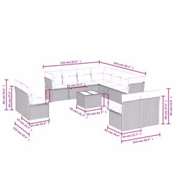 VidaXL 3249654 set mobili da esterno - Vista aggiuntiva 3