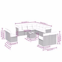 VidaXL 3249662 set mobili da esterno - Vista aggiuntiva 3