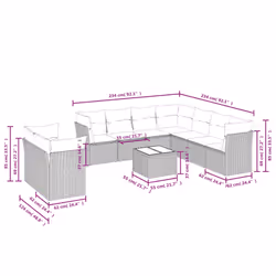 VidaXL 3249687 set mobili da esterno