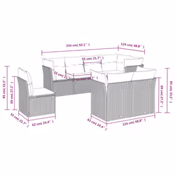 VidaXL 3249768 set mobili da esterno