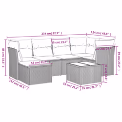 VidaXL 3249801 set mobili da esterno - Vista aggiuntiva 3
