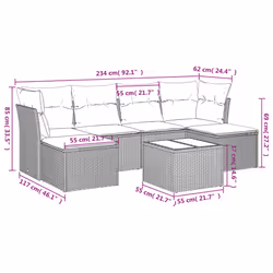 VidaXL 3249844 set mobili da esterno