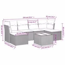 VidaXL 3249854 set mobili da esterno - Vista aggiuntiva 3