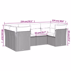 VidaXL 3249948 set mobili da esterno
