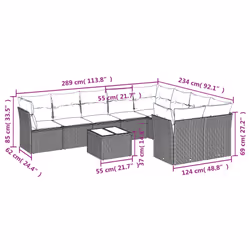 VidaXL 3250019 set mobili da esterno