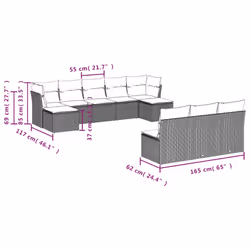 VidaXL 3250135 set mobili da esterno