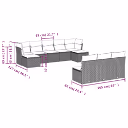 VidaXL 3250137 set mobili da esterno