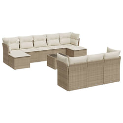 VidaXL 3250177 set mobili da esterno Crema, Bianco