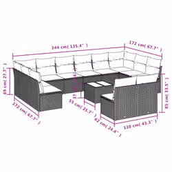 VidaXL 3250222 set mobili da esterno - Vista aggiuntiva 3